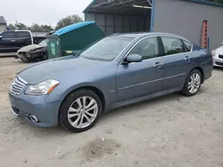 Salvage cars for sale at Midway, FL auction: 2009 Infiniti M35 Base