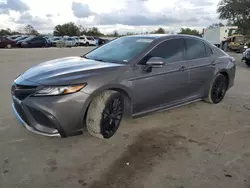 Toyota Camry xse salvage cars for sale: 2021 Toyota Camry XSE