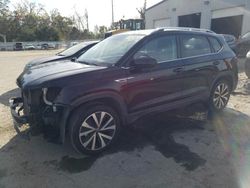 Salvage cars for sale at Savannah, GA auction: 2022 Volkswagen Taos SE