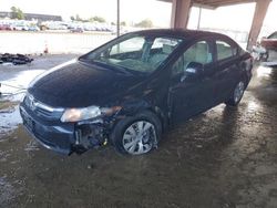 Salvage cars for sale at American Canyon, CA auction: 2012 Honda Civic LX