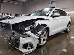 Salvage cars for sale at Elgin, IL auction: 2021 Audi Q5 Premium Plus