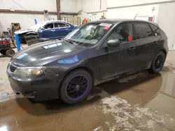 Salvage cars for sale at Nisku, AB auction: 2008 Subaru Impreza 2.5I