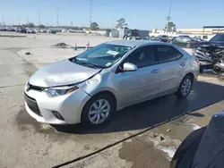 Salvage cars for sale at New Orleans, LA auction: 2016 Toyota Corolla L