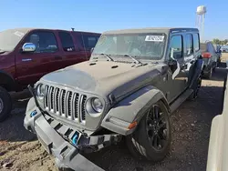 Jeep Wrangler Sahara 4xe salvage cars for sale: 2023 Jeep Wrangler Sahara 4XE