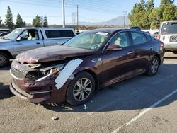 Vehiculos salvage en venta de Copart Rancho Cucamonga, CA: 2017 KIA Optima LX