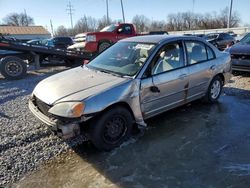 Salvage cars for sale at Columbus, OH auction: 2003 Honda Civic LX