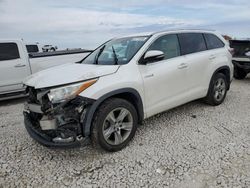 Toyota Highlander Vehiculos salvage en venta: 2014 Toyota Highlander Hybrid Limited