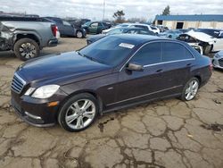 Salvage cars for sale from Copart Woodhaven, MI: 2012 Mercedes-Benz E 350 4matic