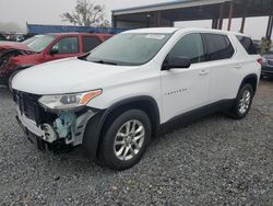 Salvage cars for sale at Riverview, FL auction: 2019 Chevrolet Traverse LS