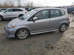 Honda salvage cars for sale: 2007 Honda FIT S