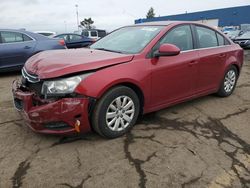 Vehiculos salvage en venta de Copart Woodhaven, MI: 2011 Chevrolet Cruze LT