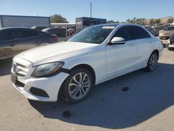 Vehiculos salvage en venta de Copart Orlando, FL: 2017 Mercedes-Benz C 300 4matic