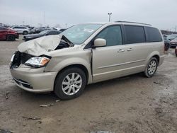 Salvage cars for sale at Indianapolis, IN auction: 2015 Chrysler Town & Country Touring