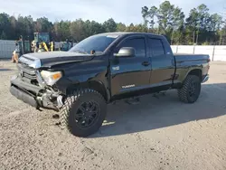 Salvage trucks for sale at Harleyville, SC auction: 2014 Toyota Tundra Double Cab SR