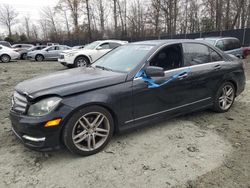 Mercedes-Benz salvage cars for sale: 2012 Mercedes-Benz C 300 4matic