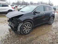 KIA salvage cars for sale: 2017 KIA Sportage EX