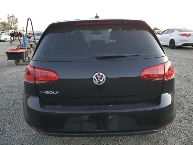 2016 Volkswagen E-GOLF SE