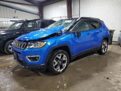 Salvage cars for sale at West Mifflin, PA auction: 2019 Jeep Compass Limited