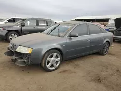 Audi a6 Vehiculos salvage en venta: 2004 Audi A6 2.7T Quattro