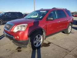 Salvage cars for sale at Grand Prairie, TX auction: 2012 GMC Acadia SLE