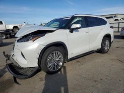 Salvage cars for sale at Bakersfield, CA auction: 2023 Toyota Highlander Hybrid Limited