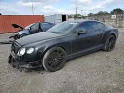 Bentley Continental Vehiculos salvage en venta: 2013 Bentley Continental GT Speed