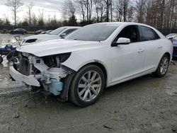 Salvage cars for sale at Waldorf, MD auction: 2015 Chevrolet Malibu 2LT