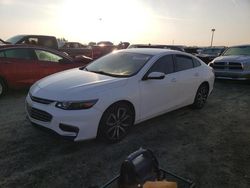 Chevrolet salvage cars for sale: 2017 Chevrolet Malibu LT