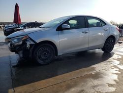 Salvage cars for sale at Grand Prairie, TX auction: 2015 Toyota Corolla L