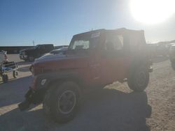 Salvage cars for sale at Andrews, TX auction: 1997 Jeep Wrangler / TJ Sport