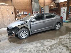 Salvage cars for sale at Ebensburg, PA auction: 2018 Hyundai Elantra SE