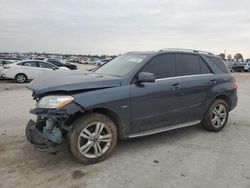 Salvage cars for sale at Sikeston, MO auction: 2012 Mercedes-Benz ML 350 4matic