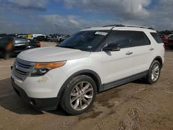 Salvage cars for sale at Houston, TX auction: 2011 Ford Explorer XLT