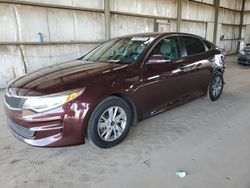 KIA salvage cars for sale: 2017 KIA Optima LX