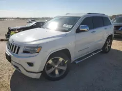 Salvage cars for sale at San Antonio, TX auction: 2014 Jeep Grand Cherokee Overland