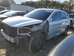 Salvage cars for sale at Seaford, DE auction: 2015 Infiniti QX60