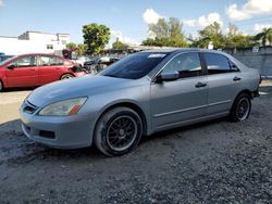 Salvage cars for sale at Opa Locka, FL auction: 2006 Honda Accord Value