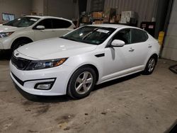 Salvage cars for sale at West Mifflin, PA auction: 2015 KIA Optima LX