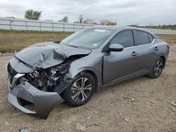 Salvage cars for sale at Houston, TX auction: 2021 Nissan Sentra SV