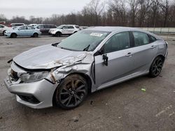 Salvage cars for sale at Ellwood City, PA auction: 2020 Honda Civic Sport