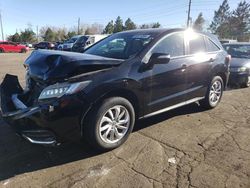 Salvage cars for sale at Denver, CO auction: 2016 Acura RDX Technology