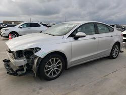 Salvage cars for sale at Grand Prairie, TX auction: 2017 Ford Fusion SE