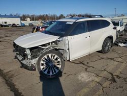 Salvage cars for sale at Pennsburg, PA auction: 2020 Toyota Highlander Hybrid Platinum