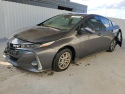 Salvage cars for sale from Copart West Palm Beach, FL: 2018 Toyota Prius Prime