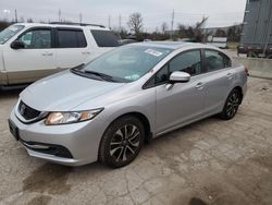 Honda salvage cars for sale: 2015 Honda Civic EX