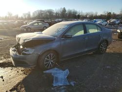 Salvage cars for sale at Chalfont, PA auction: 2017 Volkswagen Jetta SE