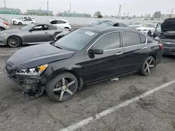 Salvage cars for sale at Van Nuys, CA auction: 2017 Honda Accord EXL