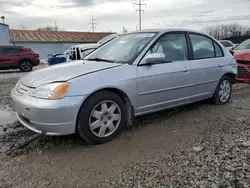 Salvage cars for sale at Columbus, OH auction: 2001 Honda Civic EX