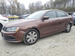 Volkswagen salvage cars for sale: 2017 Volkswagen Jetta S