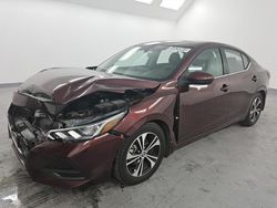 Nissan salvage cars for sale: 2021 Nissan Sentra SV